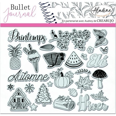 Aladine Gelová diářová razítka Bullet journal Roční období – Zboží Mobilmania
