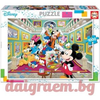 Image 1 of Educa Пъзел educa 17695 - 1000 части - Галерията на Мики Маус (edu17695)