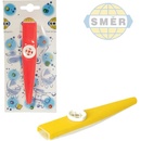 SMĚR KAZOO plastový foukací hudební nástroj 12cm 3 barvy