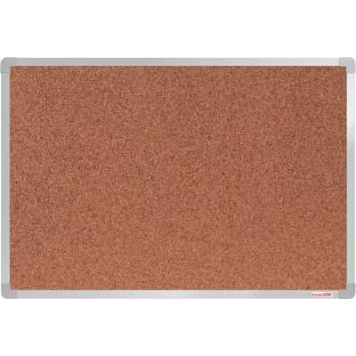 BoardOK tabule korek 90 x 60 cm šedý rám