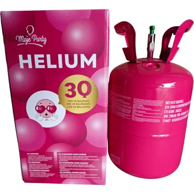 MojeParty.cz s.r.o. Helium na 30 balonků MojeParty