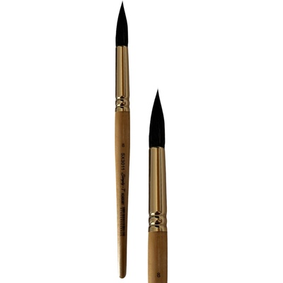 Štetec Simply-T Academy SX3011 - okrúhly, krátka rukoväť Veľkosť štetca: 8