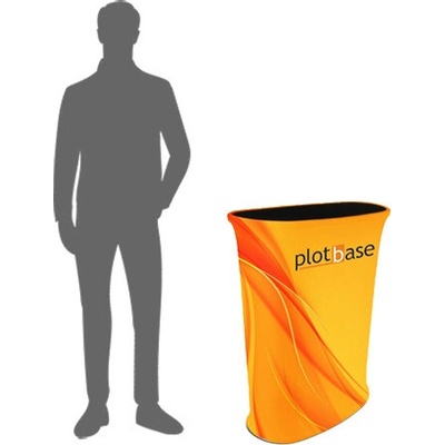 Plotbase Textilný promo pult 72x33x100 cm