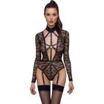 Cottelli Collection Rio Body Long Sleeve Soft Lace 2643227 Black M