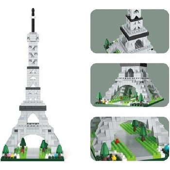 KOCO Stavebnice mini Eiffelova věž 538 ks