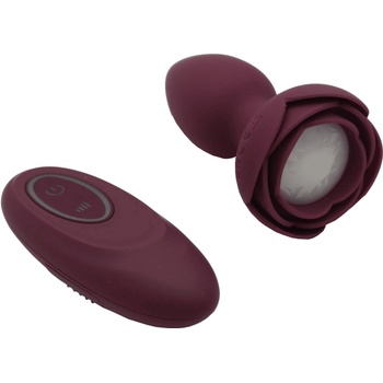 Sexy Elephant® Светкавица Rose Flash Up Butt Plug с сензорен бутон (9, 5 см)