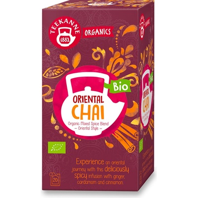 Teekanne ORGANICS BIO ORIENTAL CHAI bylinný čaj s kořením 20 x 1,8 g