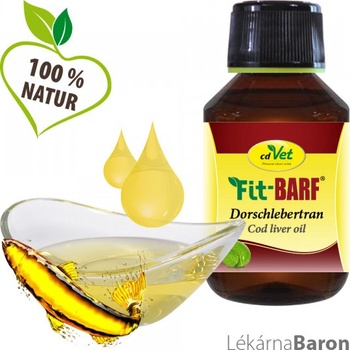 cdVet Olej z tresčej pečene pre psy a mačky 250 ml