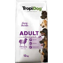 Tropidog Premium Adult Medium & Large Lamb & Rice 2 x 12 kg