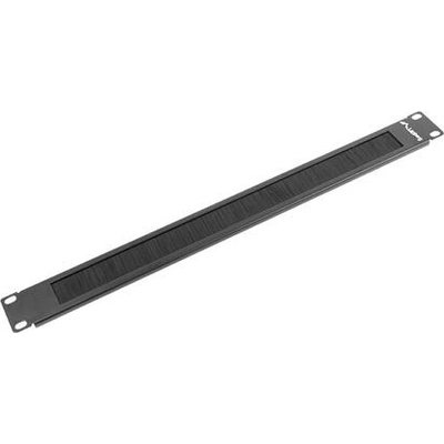 Lanberg 19" brush panel 1U, black (AK-1101-B)