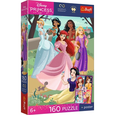 TREFL Premium Plus Kids Disney princeznej Očarujúce večierok 160 dielov
