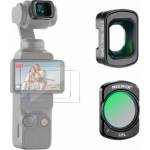 NEEWER lens filter set, compatible with DJI Osmo Pocket 3 / Pocket 4 / Xtra Muse, magnetic CPL filter, 0.75x wide-angle lens with 108° field of view, screen protector, accessories, FL-B29