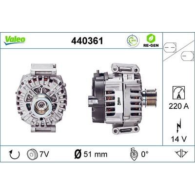 Alternátor VALEO 440361