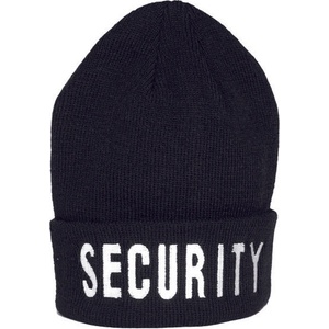 Mil-Tec Трикотажна шапка с щампа SECURITY POLYACRYL, черна (12075097)