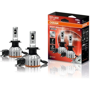 OSRAM NIGHT BREAKER LED START H7, LED high and low beam with street approval, up to 230% more brightness, 6000 K, 12 V - 64210DWNBST-2HB (64210DWNBST-2HB)