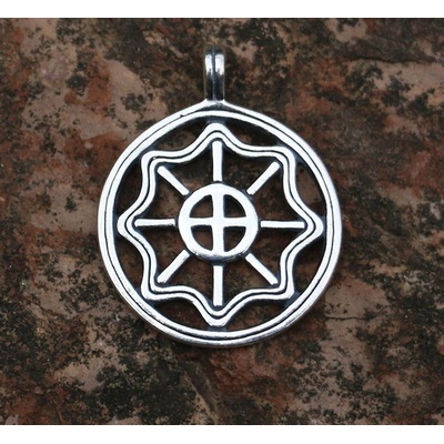 Drakkaria SLOVANSKÉ SLUNCE II stříbrný přívěšek P10931