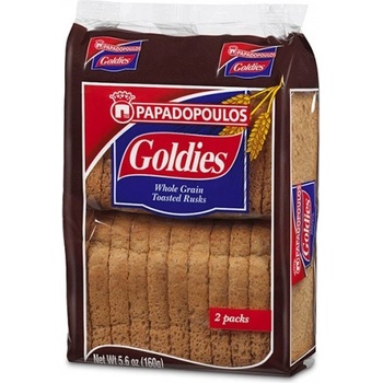 Пълнозърнести сухари Goldies 160гр