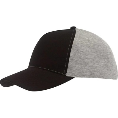 Päťpanelová na suchý zips sivá a čierna
