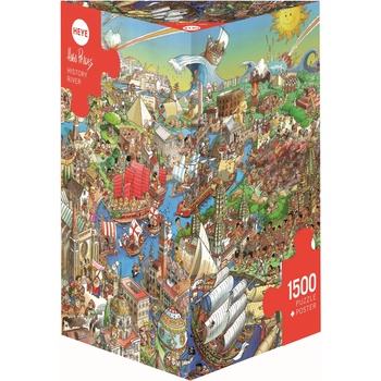 Heye Пъзел Heye от 1500 части - История на реката, Хуго Прадес (29890)