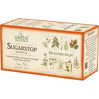 Grešík Bylinný čaj porciovaný SugarStop 30 g