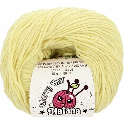 Natana Cherry Star 007 svetlá žltá