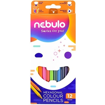 Nebulo Комплект цветни моливи 12 бр. NSZC-H-12 (NSZC-H-12)