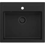 Quadron Вградена мивка Quadron Unique Bill 110 от композит, въглеродно черно 60x54 см (HCQB6054U7_BLM) Мивка за вграждане