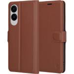 Techsuit Технически костюм - кожено фолио - Samsung Galaxy S25 Edge - кафяво (KF2346416)