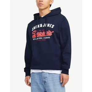 JACK & JONES JJelogo Sweat Hood 2 Col 24/25 Noos Navy
