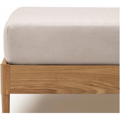 Kave Home Napínacia Bavlna plachta taupe Simmel 180x200