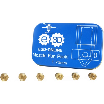 E3D Комплект дюзи V6 - 1, 75 mm (V6-NOZZLE-PACK-175)