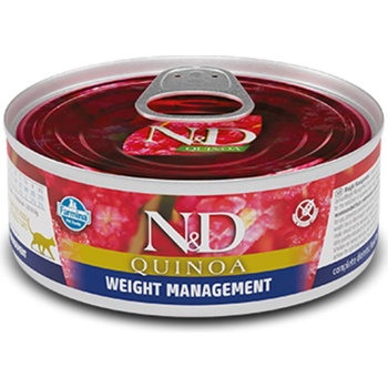 N&D GF CAT QUINOA Weight Management Lamb & Brocolli 80 g