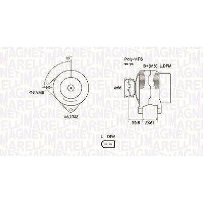 Generátor MAGNETI MARELLI 063731912010