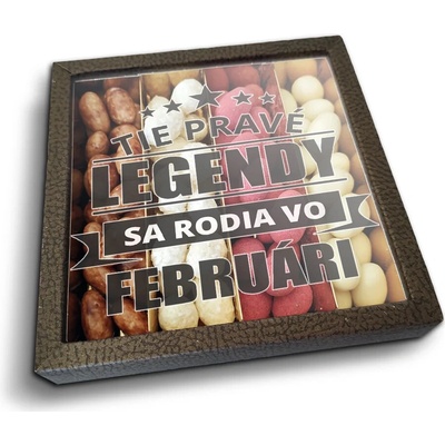Sablio Mandle v čokoláde Tie pravé legendy sa rodia vo februári 4 x 80 g