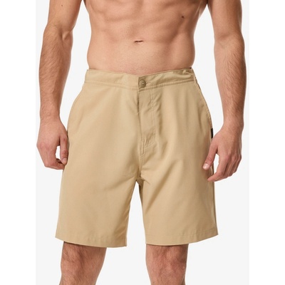 Quiksilver Amphibian boardové šortky dlhé 19" béžové