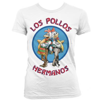 HYBRIS дамска тениска Breaking Bad - Los Pollos Hermanos White - HYBRIS - SP-5-BB009-H39-17-WH
