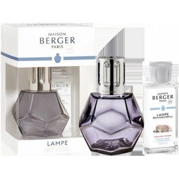 Maison Berger Paris Katalytická lampa černá Geometry + 280 ml Bavlněná péče