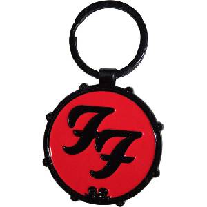 Foo Fighters Ff Logo Drum Double-Sided Ключодържател (FOOKEY04)