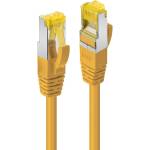 Lindy Пач кабел LINDY 47660, S/FTP, Cat. 7, 0.3m, жълт (47660)