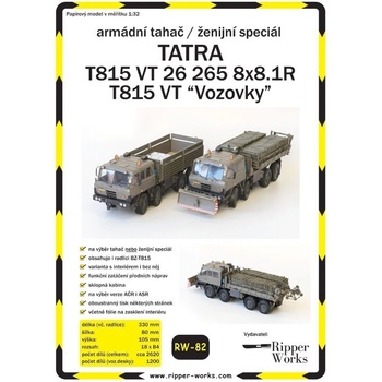 Armádny ťahač ženijný špeciál Tatra VT 26 265 8x8.1R / VT