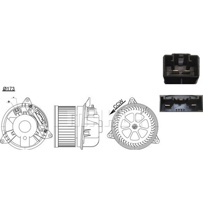 vnitřní ventilátor MAHLE AB195000S