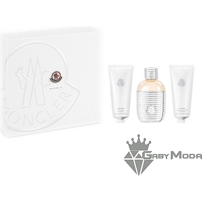 Moncler Pour Femme - EDP парфюмна вода 100 ml + лосион за тяло 100 ml + душ гел 100 ml - подаръчен комплект за жени (2310791)
