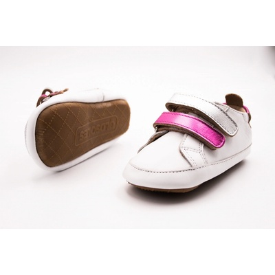Old Soles Prewalkers Baby 2 Straps snow fuchsia