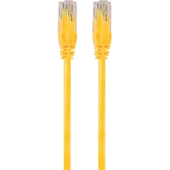 S-Link Кабел - SL-CAT601YE (UTP пач кабел, CAT6, жълт, 1 м) 13936 (13936)
