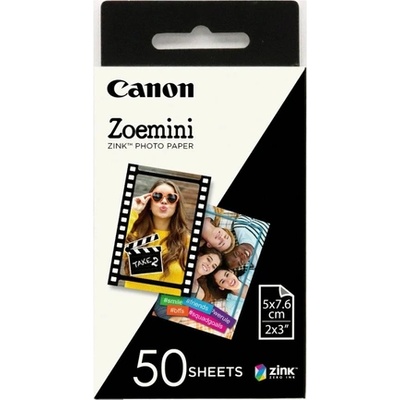 Canon Хартия, Canon Zink Paper ZP-203050S 50 Sheets for Zoemini Portable Printer (3215C002AB)