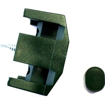 Plotová příchytka PVC zelená pro panel 3D