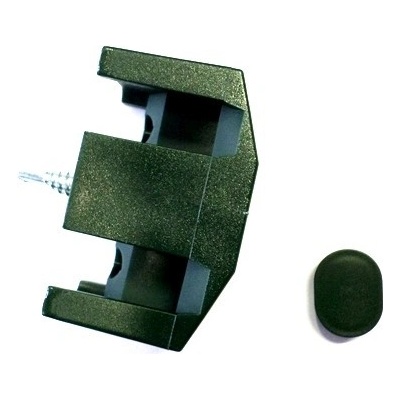 Plotová příchytka PVC zelená pro panel 3D