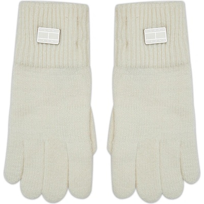 Tommy Jeans Дамски ръкавици Tommy Jeans Tjw Cosy Knit Gloves AW0AW15481 Ivory YBI (Tjw Cosy Knit Gloves AW0AW15481)