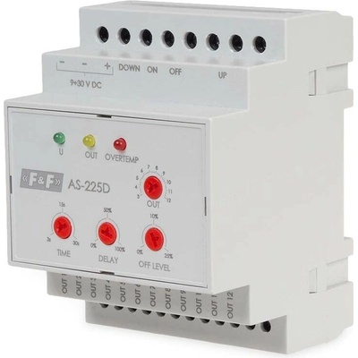 AS-225D - Schodiskový automat pre sekvenčné spínanie, 9-30V, 4A