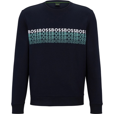 HUGO BOSS Блуза BOSS Salbo 1 Embroidered Logo Sweatshirt - Dark Blue 402